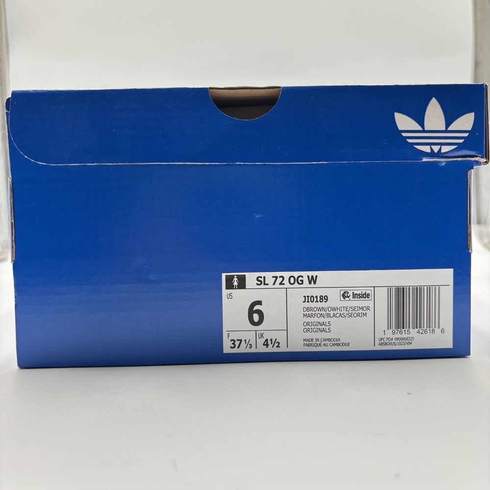 Adidas SL 72 OG Leopard Print Dark Brown JI0189 US Woman's Size 6 - Picture 6 of 6